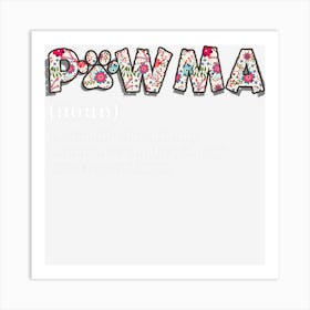 Pawma Definition Mama Grandma Aunt Dog Lovers Art Print