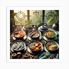 Sovereign Flame Taoist Soup Broth Art Print