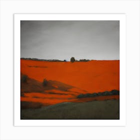 Hillside Field 2023 Art Print