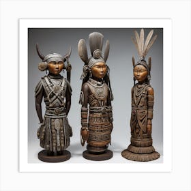 Three Indian Figurines 1 Art Print
