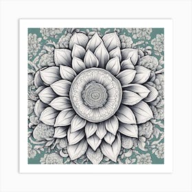 Flower Canvas Print Art Print