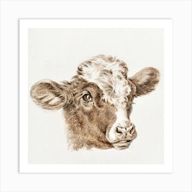 Head Of A Cow 2, Jean Bernard Art Print