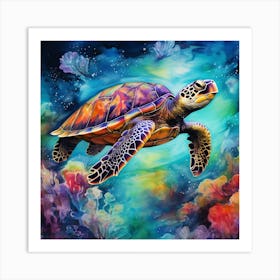 Sea Turtle 3 Art Print