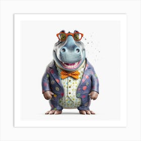 Hippo 2 Art Print