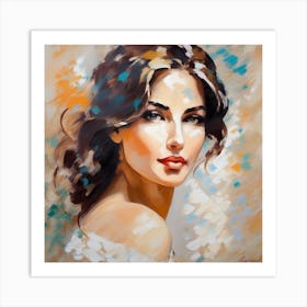 Portrait Of A Woman Art Print