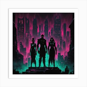 City Of Shadows Art Print