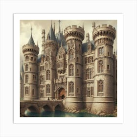 Fantasy Castle 3 Art Print