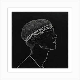 Man With A Headband Art Print