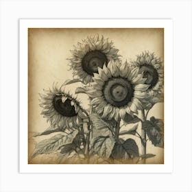 Sunflowers 2 Art Print