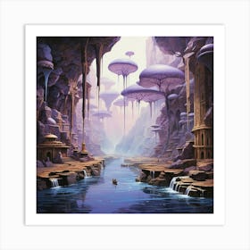 Elyria Valley Art Print