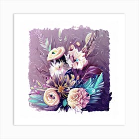 Floral Painting Art Print