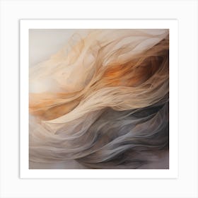 AI Harmonious Earth Elegance Art Print