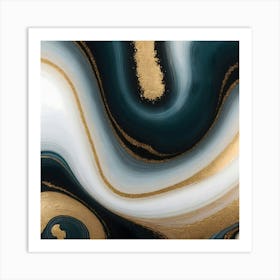 Agate Swirl Art Print