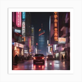 City At Night Art Print