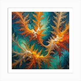 Abstract Painting 100 Art Print