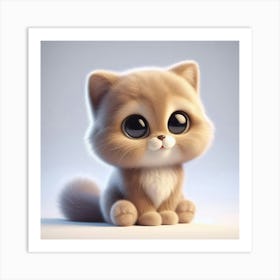 Cute Kitten 1 Art Print