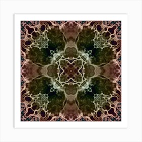 A Pattern Of Bubbles An Austraction 5 Art Print