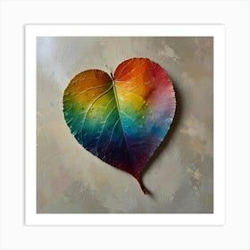 Heart Shaped Leaf 1 Art Print