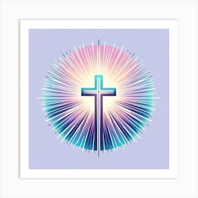 Christian Cross 2 Art Print