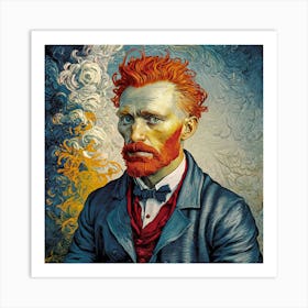 Van Gogh'S Self Portrait 1 Art Print