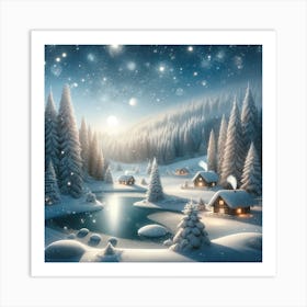 Winter Landscape 2 Art Print