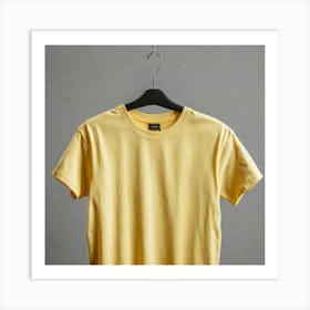 Yellow T-Shirt Art Print