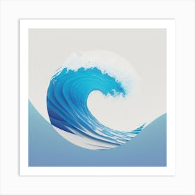 Wave Tsunami Tidal Wave Ocean Sea Water Art Print