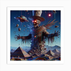 Alien City Art Print