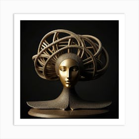 Head Of An African Woman Art Print