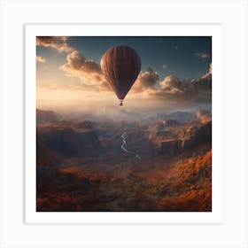 Surreal Skyfall 4 Art Print