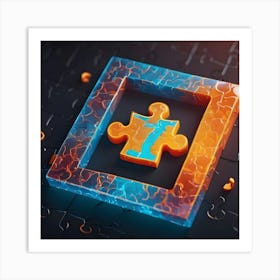 Jigsaw Puzzle Art Print