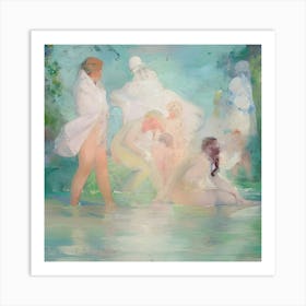 'The Bathers' Art Print