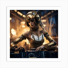 Steampunk Dj 8 Art Print