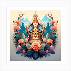 Crown Of Roses Art Print