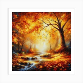 Autumn Forest 3 Art Print