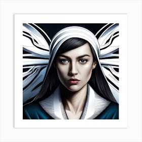 Nun AI 1 Art Print