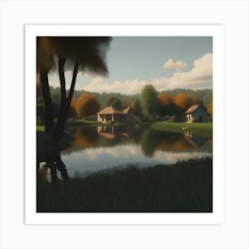 Autumn Landscape 20 Art Print