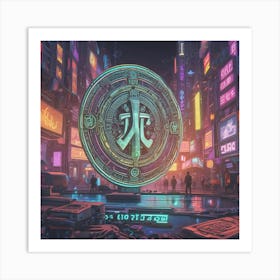 Neon City 1 Art Print