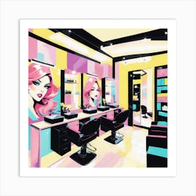 Beauty Salon Art Print