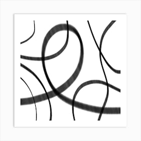 Wavy Lines Art Print