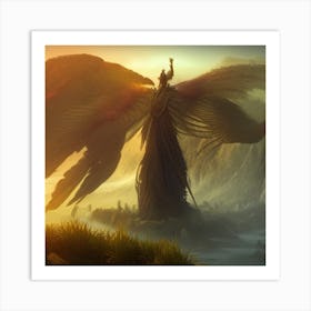 Angel Of The Sky Art Print