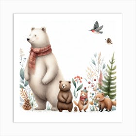 Bears Art Print