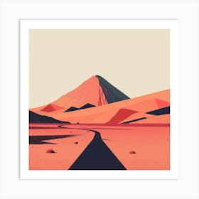 Desert Landscape 1 Art Print