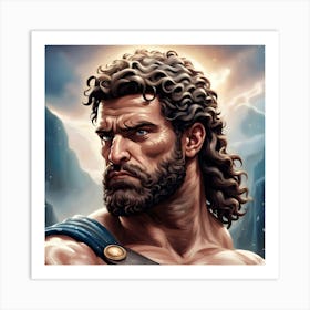 Hercules son of Zeus Art Print