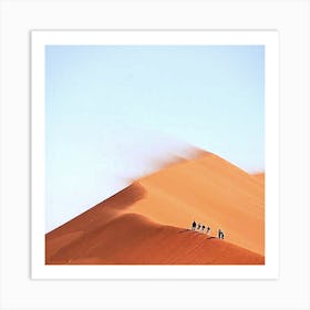 Sand Dunes In Namibia Art Print