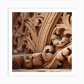 Carved Stone Detail Art Print