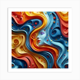 Abstract Art 26 Art Print