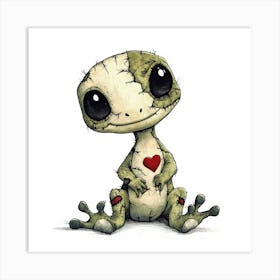 Little Lizard 4 Art Print