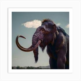 Woolly Mammoth Art Print