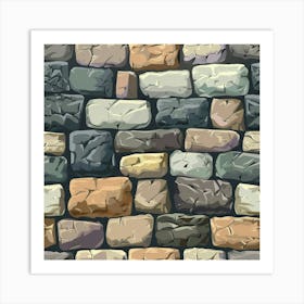 Brick Wall Art Print